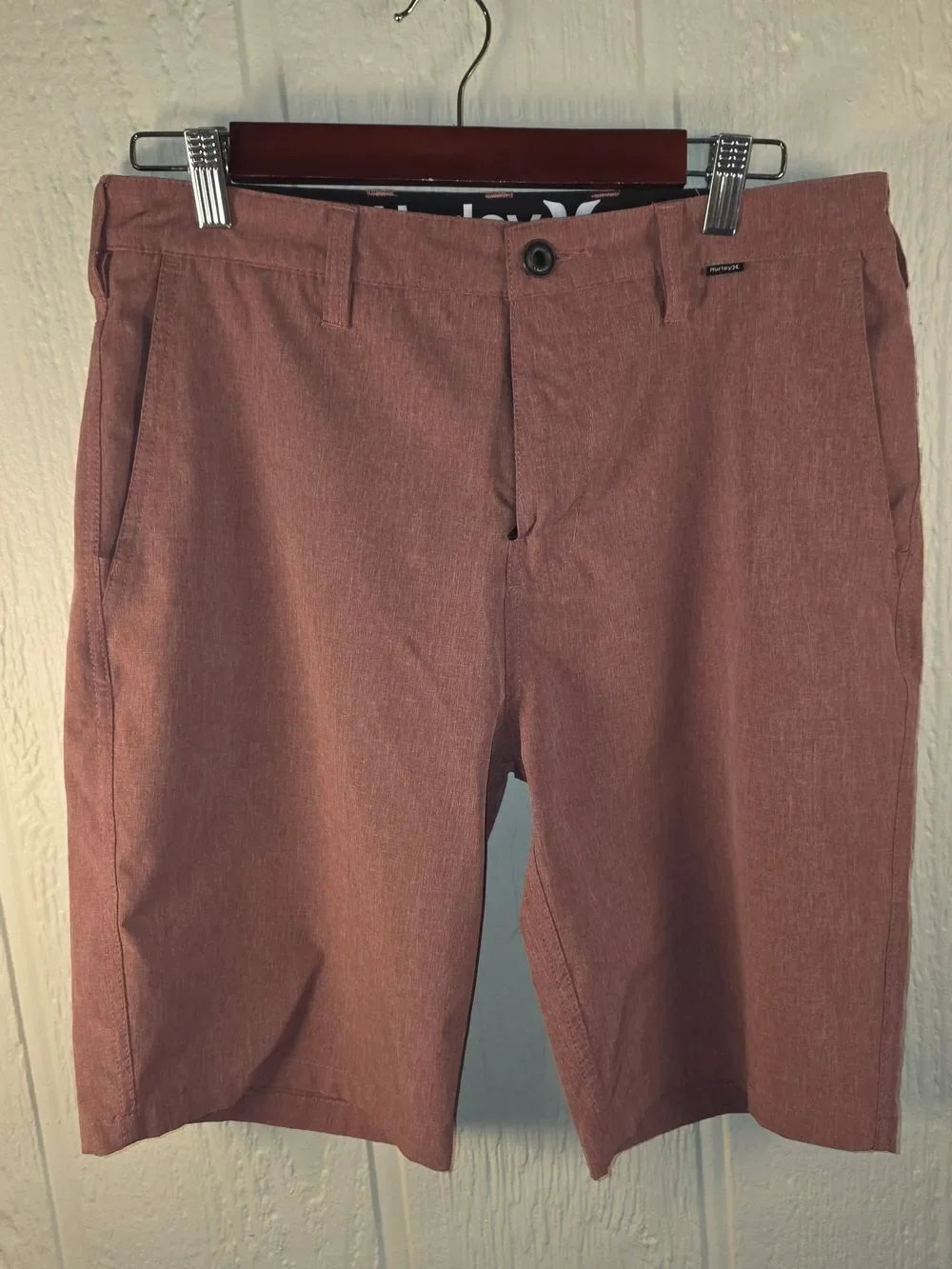 Hurley Men's Hybrid Shorts in Dusty Rose,  Size 30